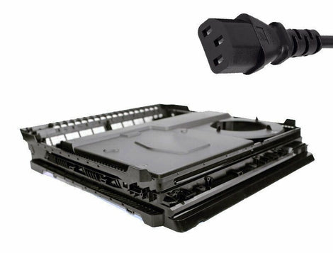Replacement PS4 Mid Frame Chassis With Power Button/LEDs & Antennas (IEC 2-Pin Kettle Lead)