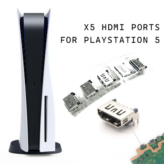 Pack Of 5 HDMI Ports For PlayStation 5 Console