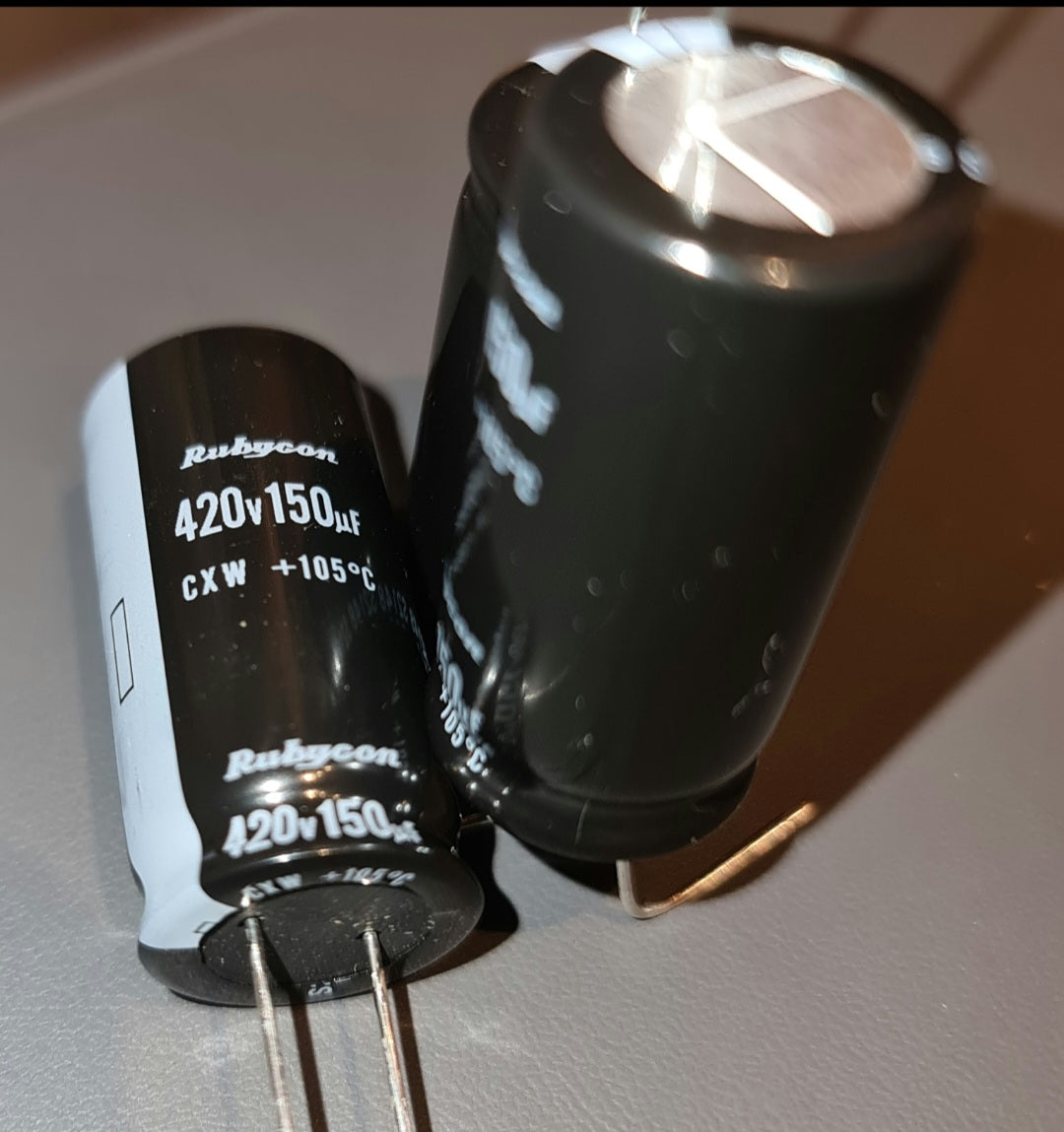 Rubycon 420v 150µF Capacitors For Xbox One, PS4, PS5 Power Supply